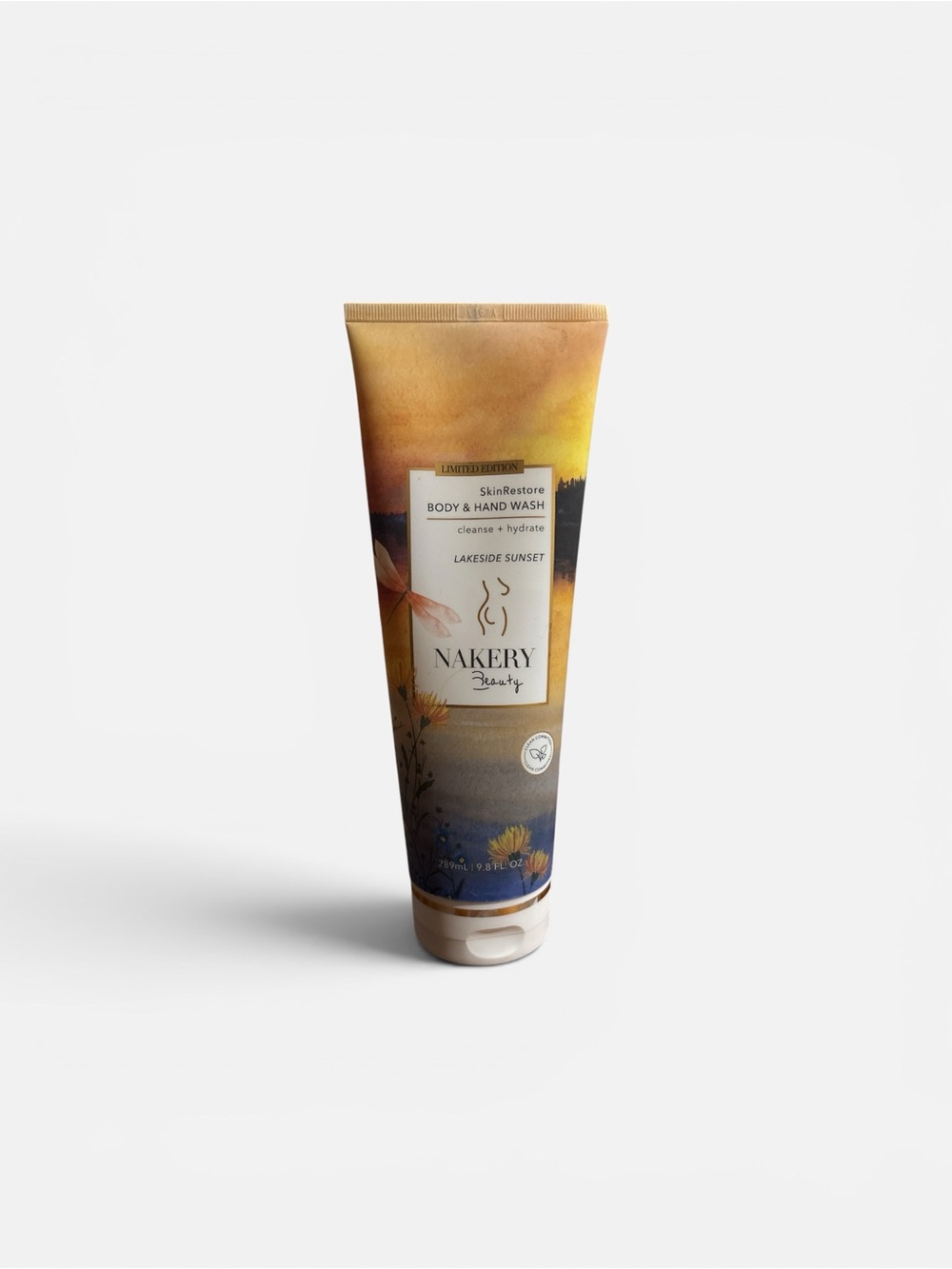 Nakery Beauty SkinRestore Lakeside Sunset Body & Hand Wash, 9.8 fl oz